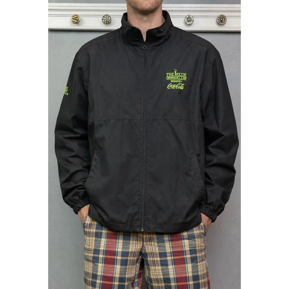 Tour Championship‎ Coca-Cola East Lake Windbreaker Mens Medium Oxford Golf Black